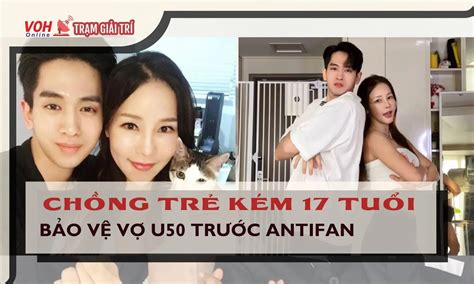 Chồng trẻ bảo vệ bom sex Hàn trước bình luận khiếm nhã