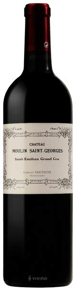 Ch Teau Moulin Saint Georges Saint Milion Grand Cru Vivino