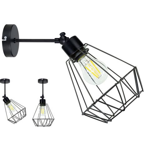 Lampa Kinkiet Cienny Regulowany Loft Brylant Drut