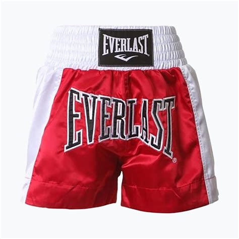 Spodenki Treningowe M Skie Everlast Muay Thai Czerwone Emt Emt Red