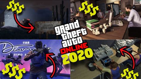 GTA ONLINE 2020 TOP 6 FORMAS 100 LEGALES DE GANAR MILLONES FT