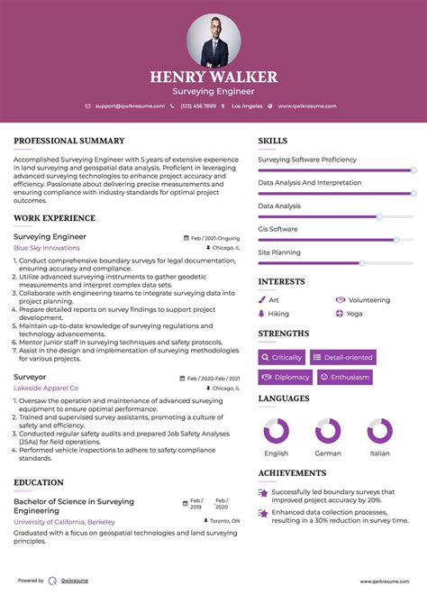 10+ Surveyor Resume Samples & Templates for 2025