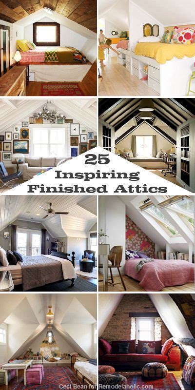 25 Inspiring Finished Attics Via Remodelaholic Finished Attic Home