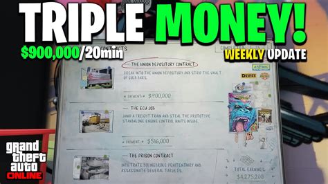 Big Money Triple Money Discounts Gta Online Weekly Update Youtube