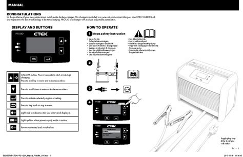 CTEK PRO120 Professional 12V 120A Battery Charger And Power Supply