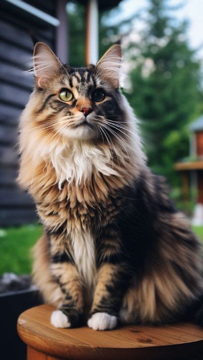 Tabby Norwegian Forest Cat - PICTURES & Breed Profile Of Tabby "Wegie" Norwegian Forest Cat ...