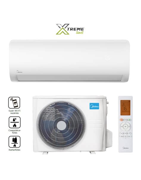 MIDEA MG2X 12 SP XTREME SAVE OLDALFALI SPLIT KLÍMA 3 5 KW