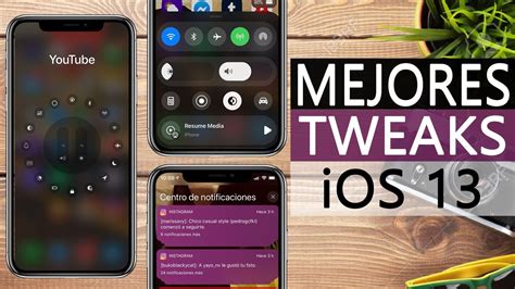 LOS MEJORES TWEAKS PARA IOS 13 JAILBREAK IPHONE IPAD YouTube