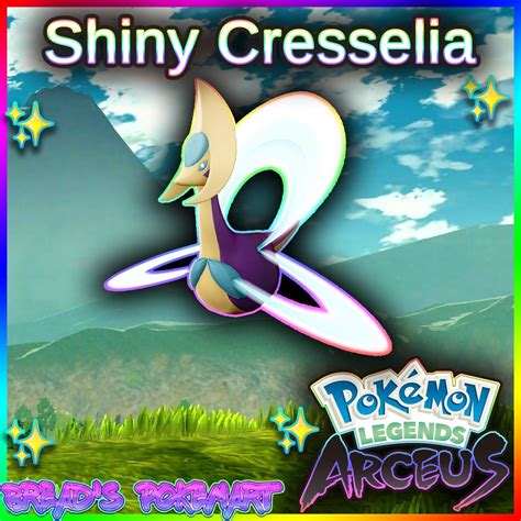 Shiny Cresselia best Stats // Pokemon Legends: Arceus // - Etsy