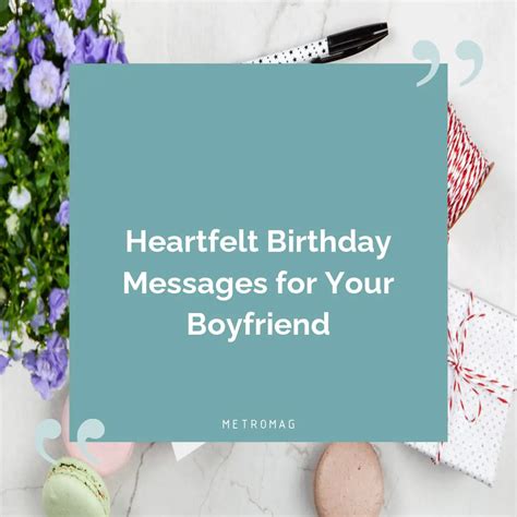 [UPDATED] Captions - 440+ Romantic Birthday Wishes for Your Boyfriend ...