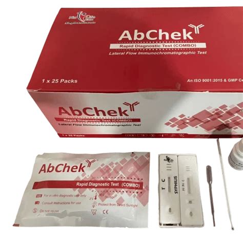 Syphilis Antibody Rapid Test Abchek Number Of Reactions Preps Kit