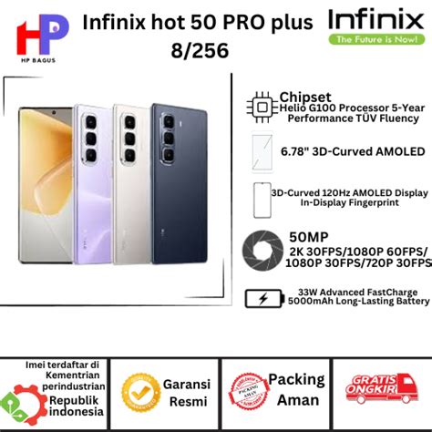 Jual Hpbaguss Infinix Hot Pro Plus Gb No Repack Garansi Resmi Infinix Indonesia