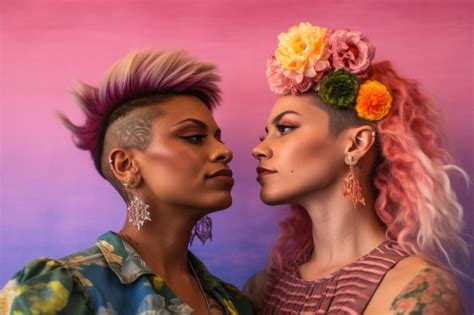 Premium Photo Celebrating Queer Identity And Authentic Connections