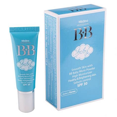 BB КРЕМ ДЛЯ ЛИЦА С ЭФФЕКТОМ BABY FACE И SPF 30, MISTINE, 15 МЛ