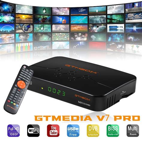 Buy GT MEDIA V7 Pro Top Box DVB S2 S2X T2 Set Satellite TV Receiver