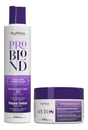 Kit Proliss Blond Ml Mytox Blond G Myphios Parcelamento Sem Juros