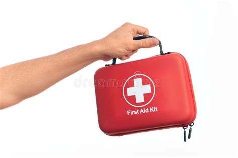 Man Holding First Aid Kit Stock Photos Free Royalty Free Stock