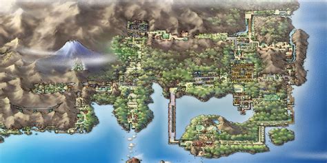 Pokemon Fan Paints Incredible Scene of Kanto Region