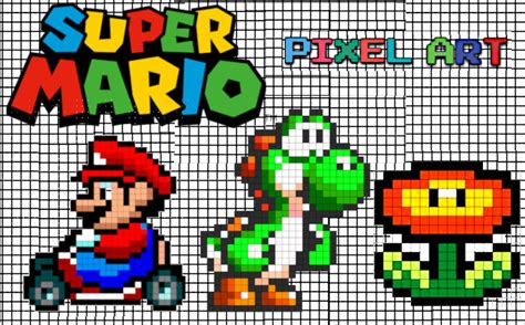 Super Mario Scene Levels Perler Bead Pixel Art Pattern, 42% OFF