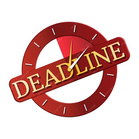 deadline clock clipart transparent background deadline symbol