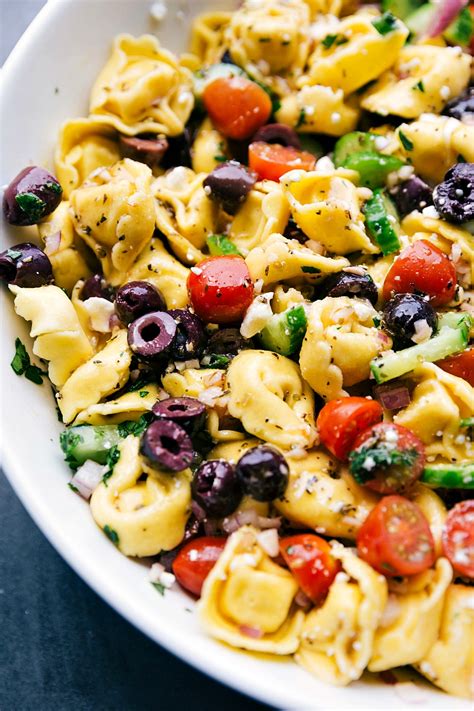 Greek Tortellini Salad Best Dressing Chelseas Messy Apron