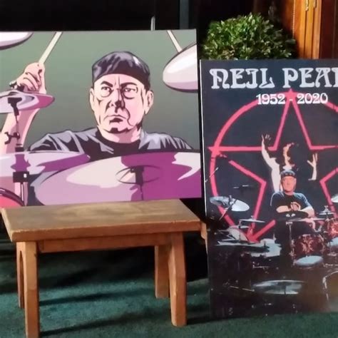 Neil Peart Decal Etsy