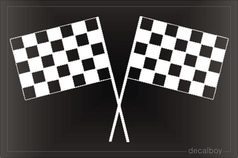 Checkered Flags Decals And Stickers Decalboy