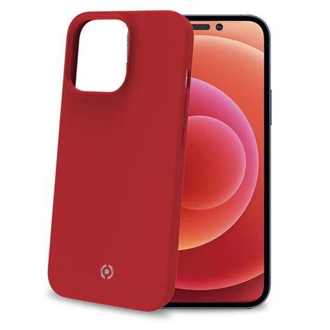 Celly Cromo Soft Gummideksel Iphone Pro Red Elkj P