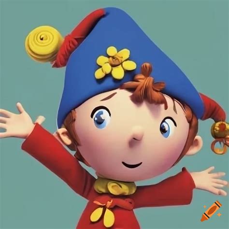 Noddy, a beloved children's character, surrounded by electricity on Craiyon