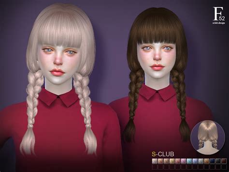 Sclub Ts Hair N The Sims Catalog