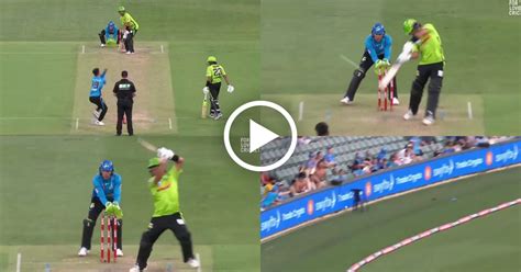 Watch Ollie Davies Smashes An Outrageous Six Off Rashid Khan