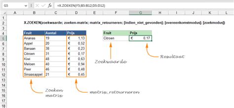 5 Voorbeelden Xzoeken Functie In Excel Excelwiki