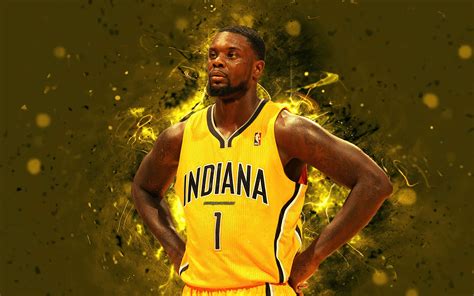 Download Wallpapers 4k Lance Stephenson Abstract Art Basketball