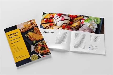 Company Profile Special Restaurant Is A Professional Layout Template