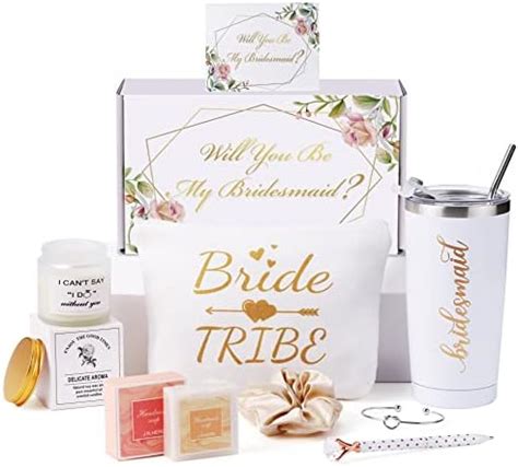 Amazon Dhqh Bridesmaid Proposal Gifts Box Set Will You Be My Maid