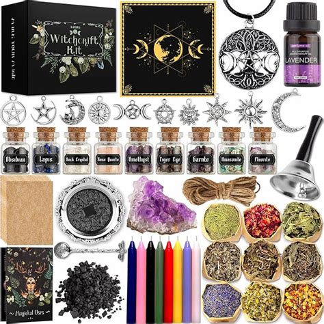 Amazon Witchcraft Supplies Kit For Spells 57 PCS Witch Box