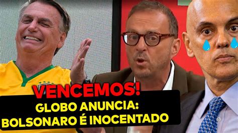 AGORA Globo anuncia que Bolsonaro é INOCENTE no caso das urnas Xandão