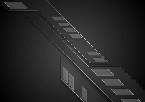 Abstract black technology vector background 26732150 Vector Art at Vecteezy