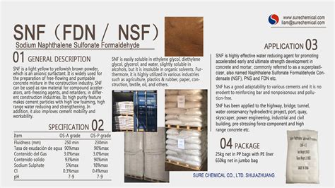 Sodium Naphthalene Sulfonate Formaldehyde Snf Fnd Fns NSF Sodium