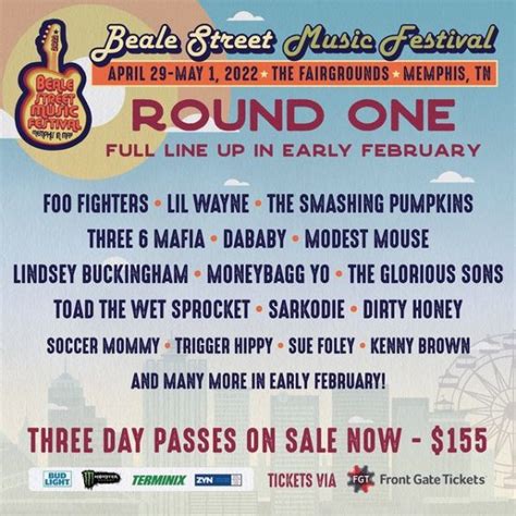 Beale Street Music Festival Lineup