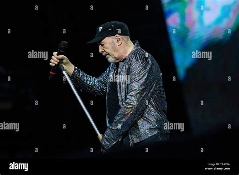 Milano Giugno Vasco Rossi In Concerto Allo Stadio San Siro Di