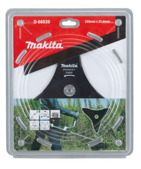 Makita D 66020 Lama In Metallo A 3 Denti Per Decespugliatore