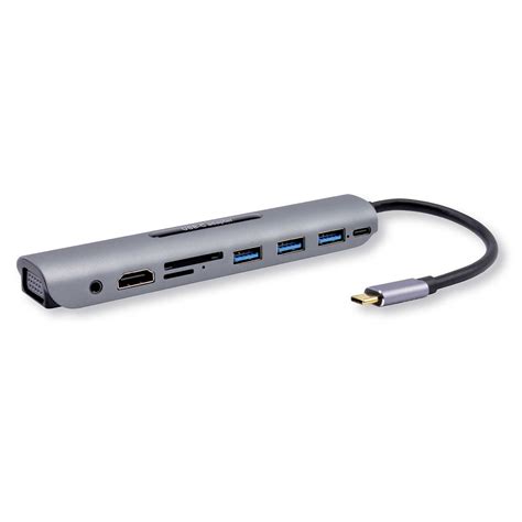 MCL Station D Accueil USB C 1x HDMI 1x VGA 3x USB A 1x USB C PD