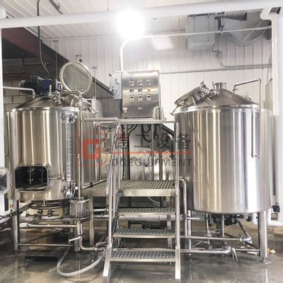 L Stainless Steel Small Beer Production Equipment With Two Vessel