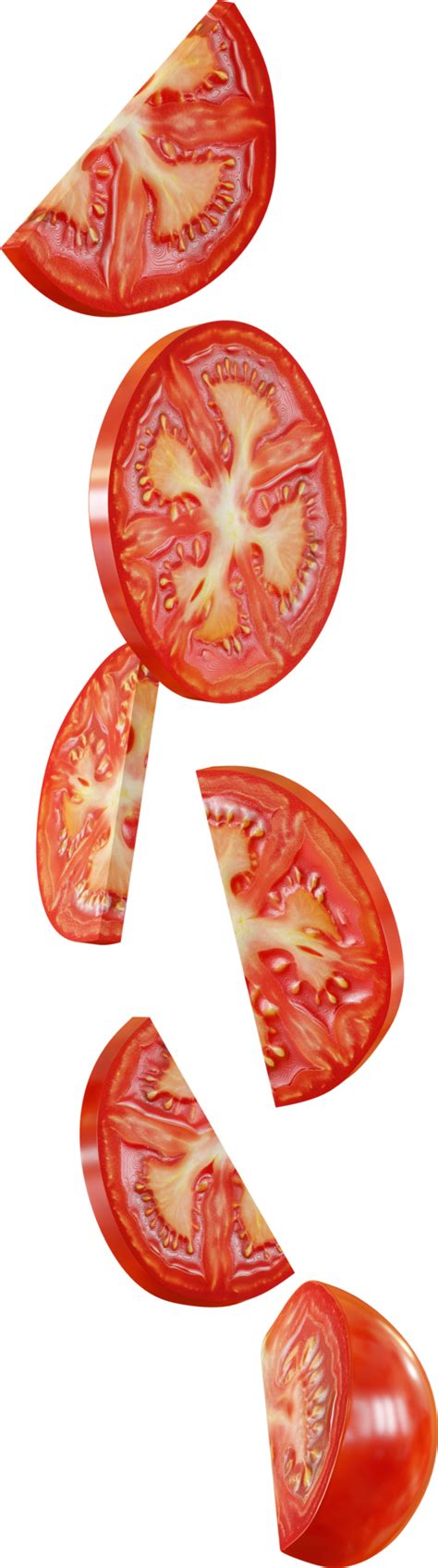 Falling Red Tomato 46543704 Png