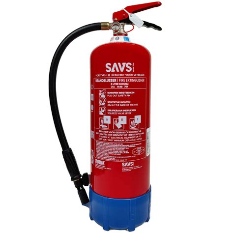 SAVS Schuimblusser 6 Liter ABF Vorstvrij Brandpreventiewinkel