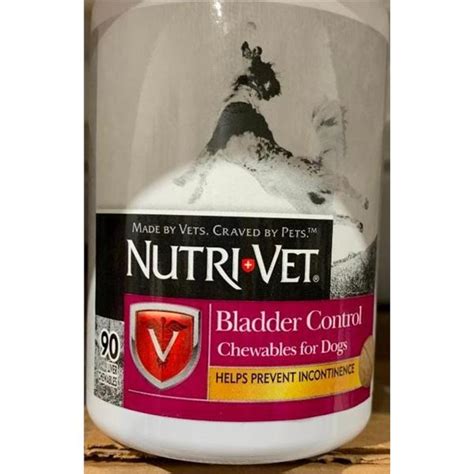 Nutrivet Bladder Control Chewable For Dogs 12 X 90 Tablets