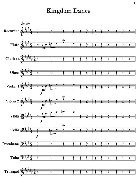 Kingdom Dance Violin Sheet Music | Hot Sex Picture