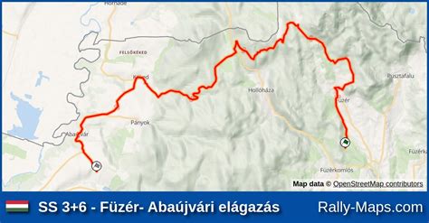 Ss F Z R Aba Jv Ri El Gaz S Stage Map Rally Hungary Erc