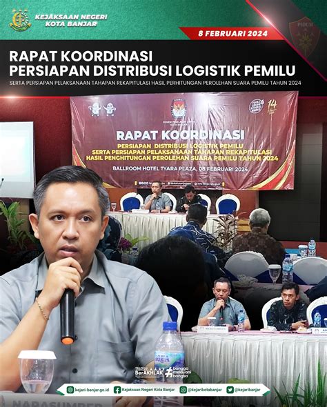 Rapat Koordinasi RAKOR Persiapan Distribusi Logistik Pemilu Serta